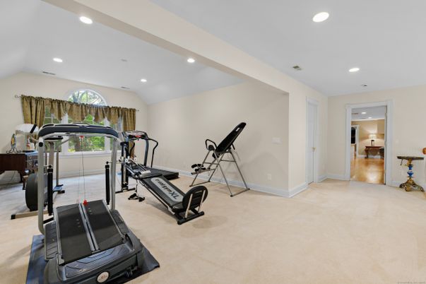 Fitness Equipment, Interior, Recessed Lighting