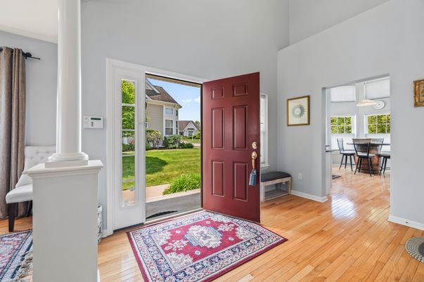 Dining room, Interior, Wood Texture Flooring