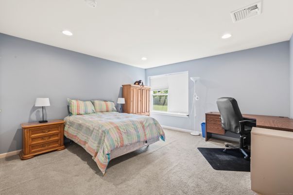 Bedroom, Home Office, Interior, Recessed Lighting