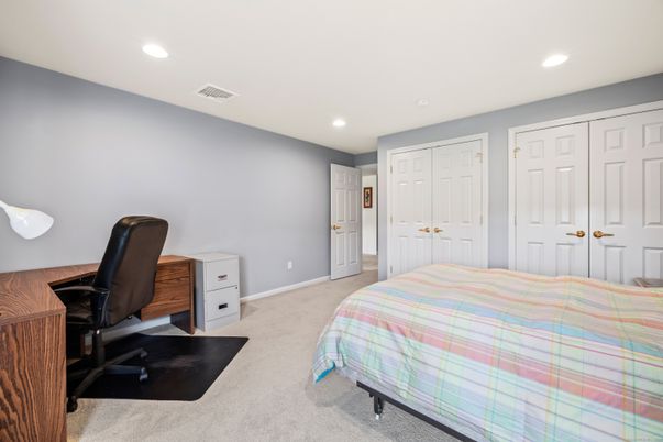 Bedroom, Home Office, Interior, Recessed Lighting