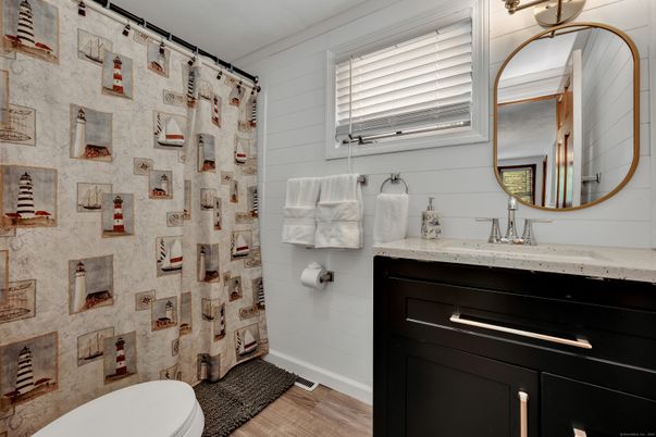Bathroom, Interior, Wood Texture Flooring