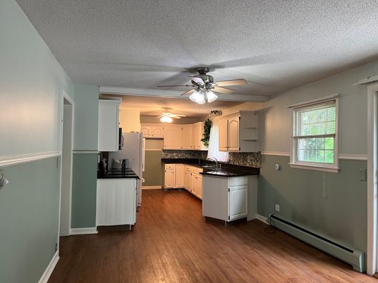 Interior, Kitchen, Wood Texture Flooring