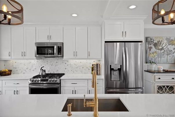 Interior, Kitchen, Recessed Lighting, Stainless Steel Appliances