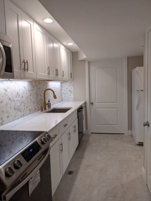 Interior, Kitchen, Recessed Lighting, Stainless Steel Appliances