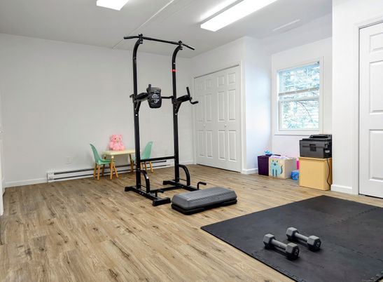 Fitness Equipment, Interior, Wood Texture Flooring