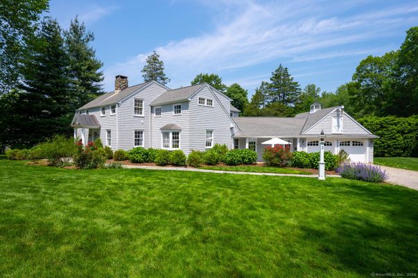 Attached, Backyard, Exterior, Facade, Farmhouse