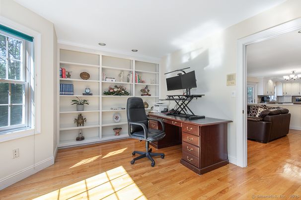 Home Office, Interior, Wood Texture Flooring