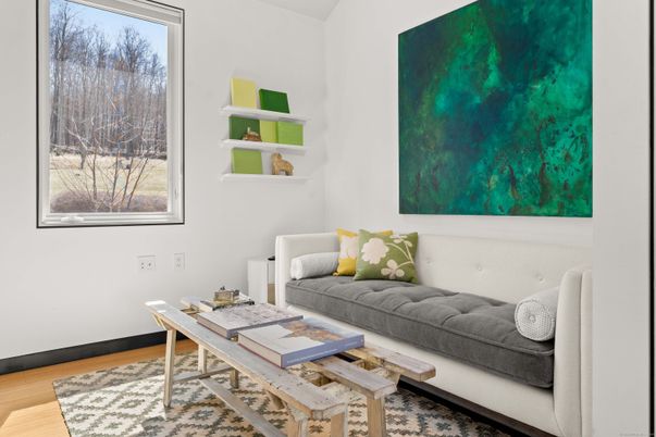 Home Office, Interior, Wood Texture Flooring