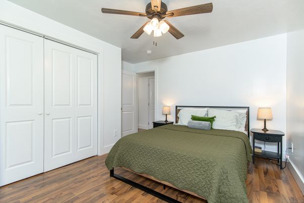 Bedroom, Interior, Wood Texture Flooring