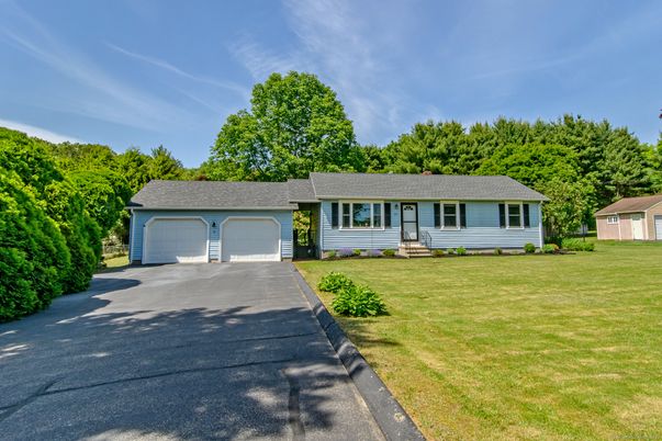 Attached, Backyard, Exterior, Facade, Cape Cod