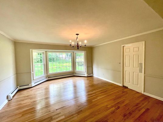 Chandelier, Empty room, Interior, Wood Texture Flooring