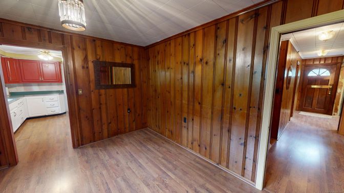 Empty room, Interior, Wood Texture Flooring, Wooden Walls