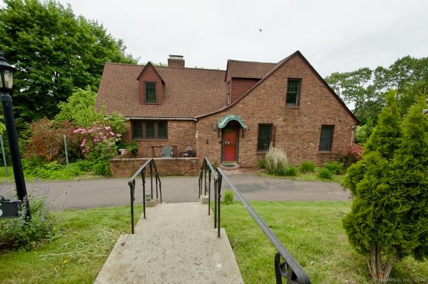 Exterior, Facade, Brick Facade, Tudor Revival