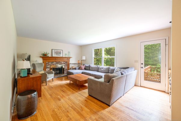 Fireplace, Interior, Living room, Wood Texture Flooring