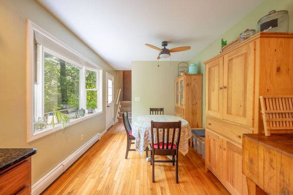 Dining room, Interior, Wood Texture Flooring