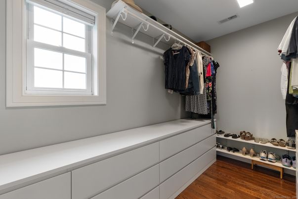 Interior, Recessed Lighting, Walk-in Closets, Wood Texture Flooring