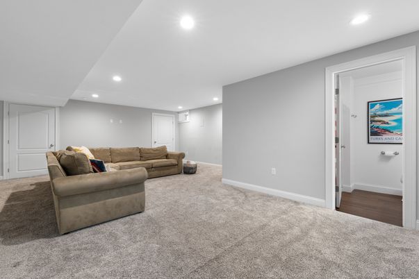 Interior, Living room, Recessed Lighting