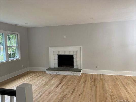 Empty room, Fireplace, Interior, Wood Texture Flooring