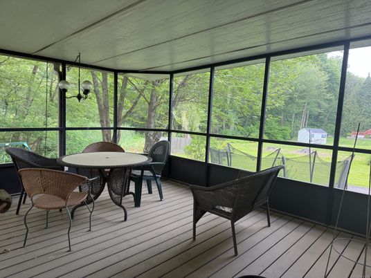 Interior, Sun Room, Wood Texture Flooring