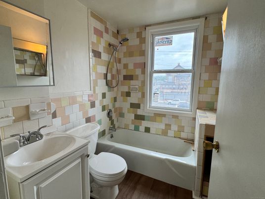Bathroom, Interior, Wood Texture Flooring