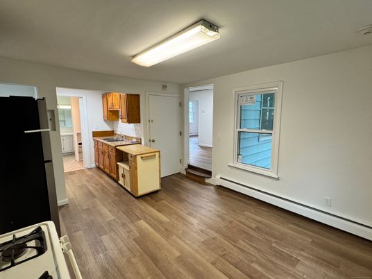 Interior, Kitchen, Wood Texture Flooring