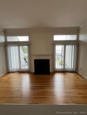 Empty room, Fireplace, Interior, Wood Texture Flooring