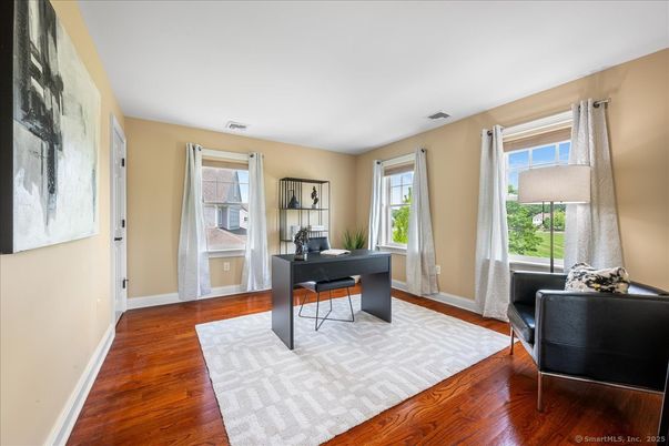 Home Office, Interior, Wood Texture Flooring