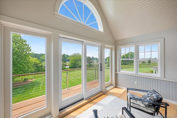 Interior, Sun Room, Wood Texture Flooring