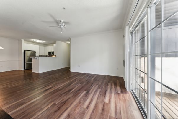 Empty room, Interior, Kitchen, Wood Texture Flooring