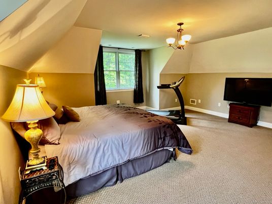 Bedroom, Interior, Pendant Lights
