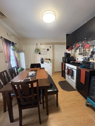 Dining room, Interior, Kitchen, Wood Texture Flooring