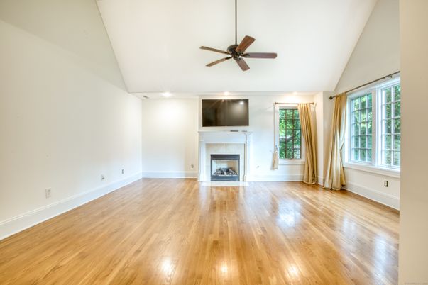 Empty room, Fireplace, Interior, Wood Texture Flooring