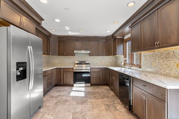 Interior, Kitchen, Recessed Lighting, Stainless Steel Appliances