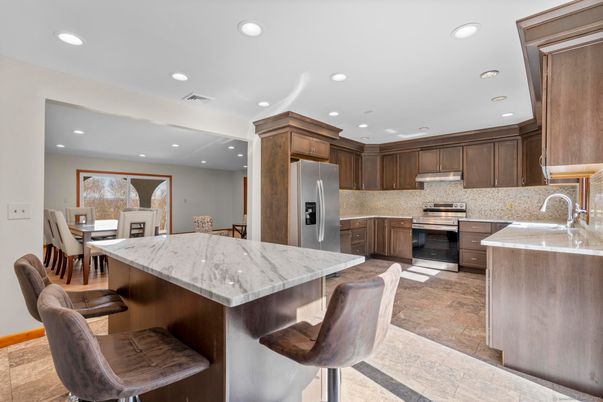 Interior, Kitchen, Recessed Lighting, Stainless Steel Appliances