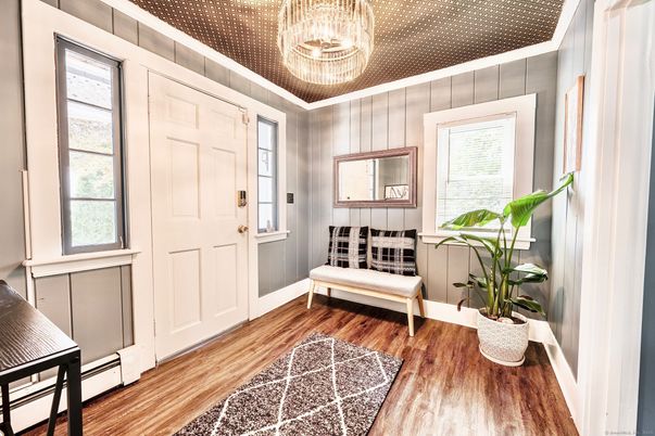 Chandelier, Interior, Wood Texture Flooring