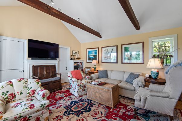 Interior, Living room, Wooden Beams