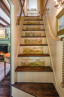 Fireplace, Interior, Wood Texture Flooring