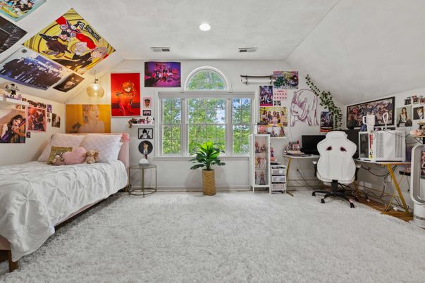 Bedroom, Home Office, Interior, Recessed Lighting