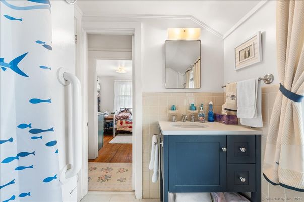 Bathroom, Interior, Wood Texture Flooring