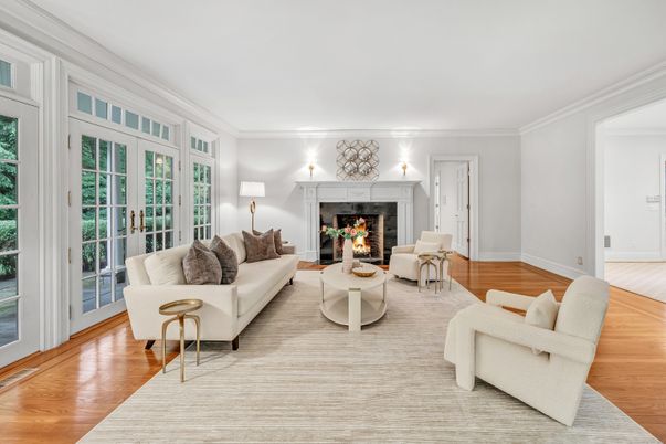 Fireplace, Interior, Living room, Wood Texture Flooring