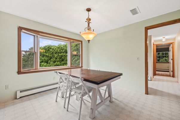 Dining room, Interior, Pendant Lights