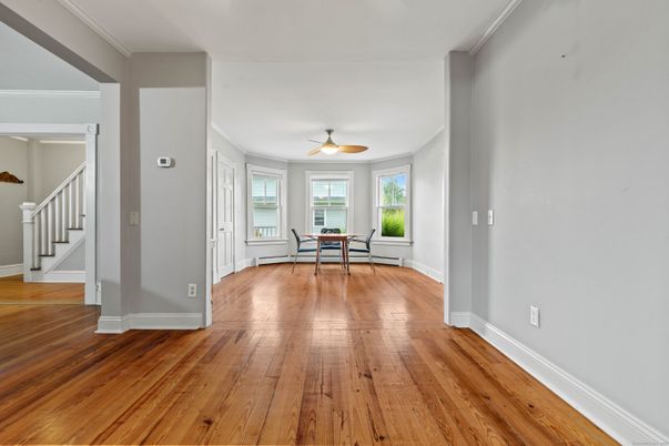 Dining room, Interior, Wood Texture Flooring