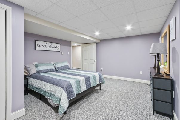 Bedroom, Interior, Recessed Lighting