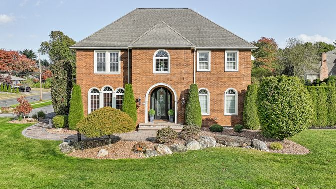 Exterior, Facade, Brick Facade, French Provincial