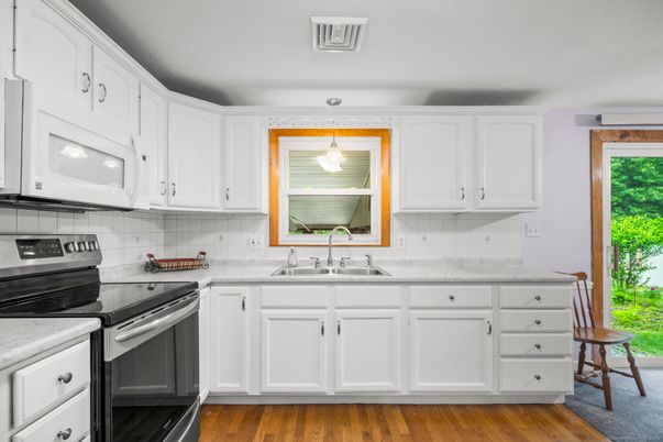 Interior, Kitchen, Wood Texture Flooring