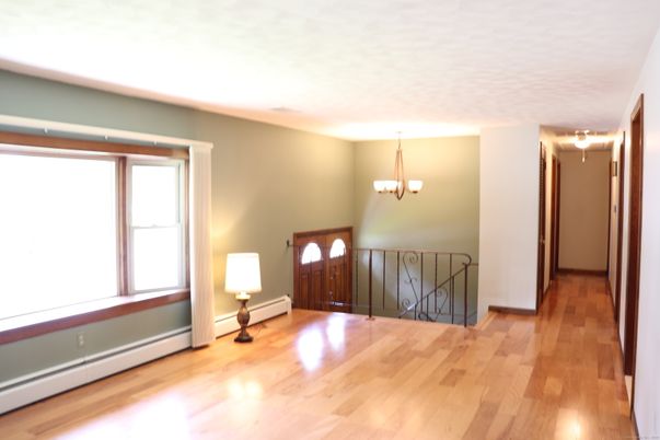 Chandelier, Interior, Wood Texture Flooring