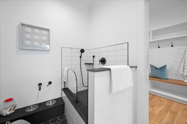 Bathroom, Interior, Wood Texture Flooring
