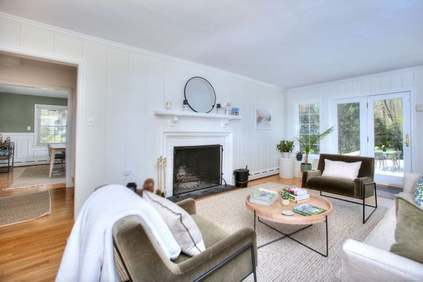 Fireplace, Interior, Living room, Wood Texture Flooring