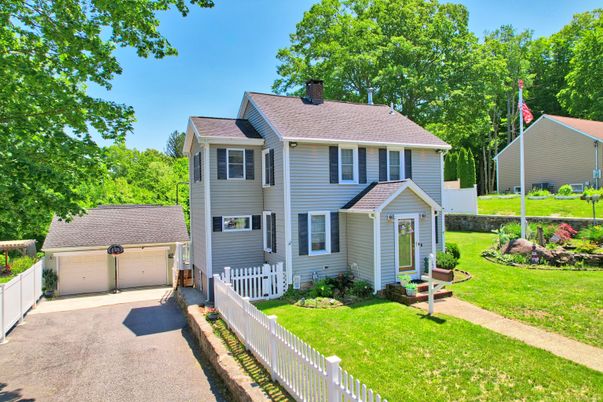 Attached, Backyard, Detached Garage, Exterior, Facade, Georgian