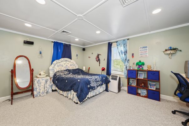 Bedroom, Interior, Recessed Lighting